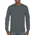 thumbnail image 4 of Gildan Mens Plain Crew Neck Ultra Cotton Long Sleeve T-Shirt, 4 of 5