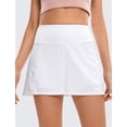 thumbnail image 2 of Falda CRZ YOGA Plisada de Tenis Blanca con Bolsillos Talle Pequeño, 2 of 5