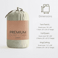 thumbnail image 6 of Brown Duvet Cover Twin/Twin XL Size Set, 2 Pcs Soft Comfy Duvet Not Quilted Set (1 Bedding Duvet Cover, 1 Pillowcase) with Zipper Closure, 6 of 6