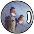thumbnail image 2 of River's Edge Products REP821 Bluebirds Round PPE Plastic Cutting Board, 2 of 2