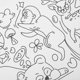thumbnail image 5 of 1 rollo de póster de coloración de pared para niños pósters para colorear de graffiti divertidos póster adhesivo de pared, 5 of 5