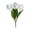 White, variant on Artificial Tulip Bouquet Verdsylv 7-Head Large Petal Tulip Artificial Flower - Lifelike Silk Bloom for Home Decor & Wedding Centerpieces - Realistic Table Arrangement - Elegant Floral Accent, White