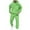 Green, variant on GDREDA Mens Hoodie Set Autumn Winter Fashion Casual Letter Printed Sports Long Sleeve Two Piece Sweatsuit Red,S