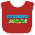 thumbnail image 3 of Inktastic Engineer in Training Boys or Girls Baby Bib, 3 of 4