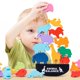 thumbnail image 2 of Montessori Wooden Animal Balance Blocks Board Games Toy Dinosaur Educational Stacking High Building Block Wood Toy kids heqiyong LED, 2 of 2