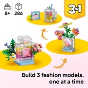 LEGO Creator 3 in 1 Floral Decor Perfume Bottle - Building Toy for Girls & Boys, Ages 8+ Kids Bedroom or Desk Decor - 3 Building Options - Gift for Birthdays - 31383