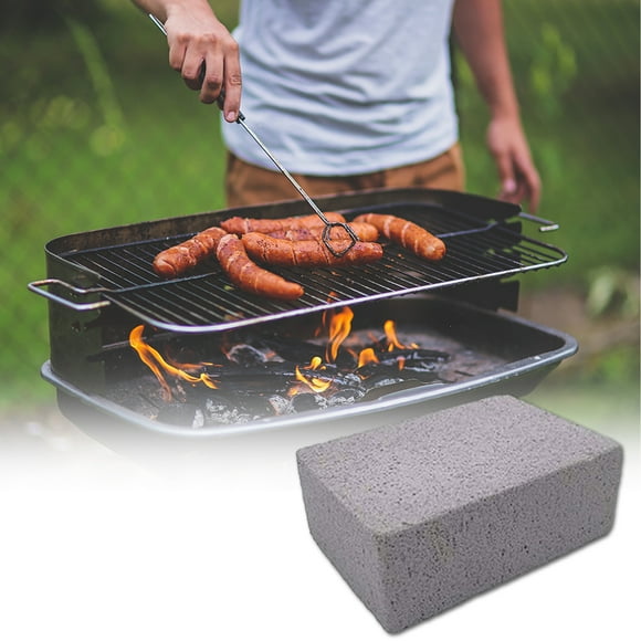 Peggybyg Pumice Stone BBQ Brush Barbecue Mesh Griddle Cleaning Brushes Grill Brick