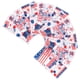 thumbnail image 4 of 100 bolsas de plástico transparentes para dulces, con estampado de bandera estadounidense, para fiestas y decoraciones del Día de la Independencia, 4 of 7