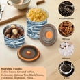 thumbnail image 6 of Shark Stripes Airtight Coffee Bean Canister 17oz Food Storage Containers with Lids For Gournd, Tea, Sugar, Flour, Rice, Cereal, Candy Cookie Jar, 6 of 8