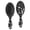 Black and White-1, variant on Black and White Halloween Ghosts Hair Brush,Girls Detangling Hair Brush,Glide Through Tangles with Ease for Wet & Dry Hair,8.8"X2.8"