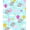 Light Blue, Pattern 3, variant on ODIKA 4'x6' Machine Washable Non-Slip Area Rug, Adventurous Safari Animals Floating Through Dreamy Sky Journey High Traffic Rug, Blue, 682544