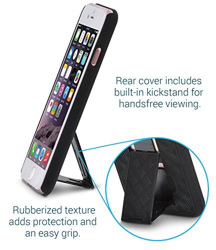 iPhone 6S/6 Case, Aduro COMBO Shell 