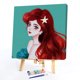 thumbnail image 1 of Cuadros Decorativos Princesa dibujos animados lienzo pintura al óleo por números pared arte decoración (B52) Sywqhk Nuevos Originales, 1 of 1
