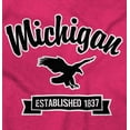 thumbnail image 2 of Michigan Cute Bald Eagle Souvenir Men's Graphic T Shirt Tees Brisco Brands L, 2 of 6