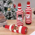 thumbnail image 4 of Juego de 3 fundas para botellas de vino navideñas, suéter hecho a mano, Bot de vino, 4 of 5