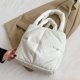 thumbnail image 2 of Bolso Tote Mujer Casual Gran Capacidad Niñas Invierno Bolsa Blanco, 2 of 3