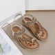 thumbnail image 4 of Zapatos Playa Verano Sandalias Sin Cordones Con Anillo en El Dedo Antideslizantes para Viajes Al Aire Libre, 4 of 8