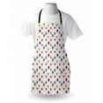 thumbnail image 4 of Birthday Apron, Vibrant Colored Flying Balloons with Stars and Pattern for Fun Event, Unisex Kitchen Bib with Adjustable Neck for Cooking Gardening, Adult Size, Multicolor, by Ambesonne, 4 of 4