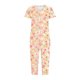thumbnail image 4 of Puntoco Pijamas para mujer Conjunto de pijama y pantalón de manga corta con cuello en V para mujer Pijamas casuales con bolsillos, 4 of 5