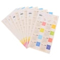 thumbnail image 5 of WHAMVOX  6 Sets Annual Plan Stickers Notepad Monthly Index Label White, 5 of 8