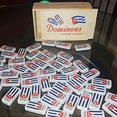 thumbnail image 3 of Ensemble de Dominos Caikezi Drapeau Cubain Double Neuf Dominos, 3 of 3
