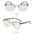 thumbnail image 5 of Flat Lens Anti Blue Light Glasses Photochromic Discoloration Lightweight PC and Metal Frame Eye Protection Glasses and, 5 of 5