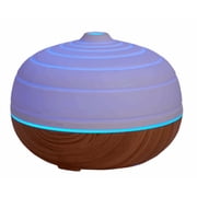 PartyLite BeBalanced Ultrasonic Essential Oil Diffuser Wood Grain LED Aromatherapy Diffuser
