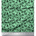 thumbnail image 1 of Soimoi Rayon Fabric Palm Tree & Pine Fruits Print Sewing Fabric Yard 42 Inch Wide, 1 of 3