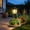 Ceratosaurus, variant on Solar Dinosaur Garden Statue, Resin Outdoor Solar Light with LED Illumination, Multicolor Dinosaur Figurine for Garden Patio Yard and Christmas Decor