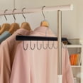thumbnail image 4 of OULII Tie Rack Hanger For Closet Multi Functional Organizer Wood Coffee 1 PCS, 4 of 8