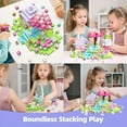 thumbnail image 4 of GobiDex 48 Pcs Unicorn Game-Based Magnetic Blocks Building Toys for Kids Ages 3+, Construction Toys STEM Sensory Gift for Boys, Girls, 4 of 6