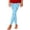 Blue, variant on UJNDER Girls Stylish Printed High Waisted Athletic Casual Leggings Stretchy Pants for Play and Everyday Fashion Girls Leggings,Blue,11-12 Years