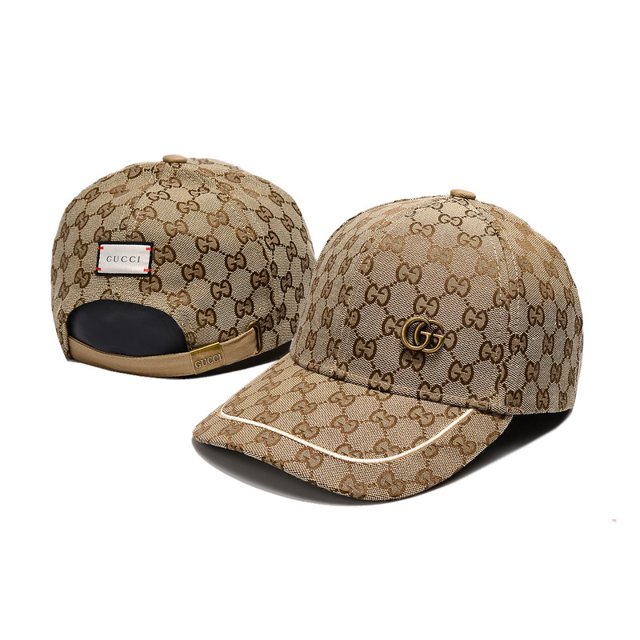 Gorra De Béisbol Unisex Nuevo Estilo Grande GUCCI Pareja Ocio Al Aire Libre Visera De Cara Pequeña