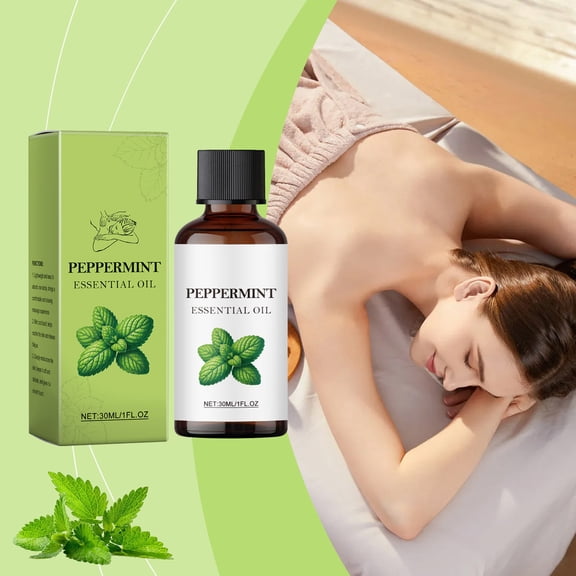 Essential Oil Peppermint Oil And Natural Grade Oil For Diffuser And Aromatherapy 30ml