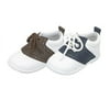 Baby Toddler Boys Brown White Lace Up Trendy Saddle Shoes Size 2-7