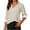 Khaki, variant on tklpehg Womens Fall Tops V-Neck Button Shirts Long Sleeve Tops Solid Color Leisure Going Out Tops Fall Clothes Comfortable Womens Clothes Pullover Beige XXL