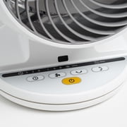 Woozoo C18T Remote Controlled Oscillating Circulating Fan, White