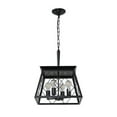thumbnail image 3 of BEKAY Farmhouse Chandelier with Adjustable Chains 4-Light Light Fixture for Kitchen Dining Room Living Room （No Bulb）, 3 of 6
