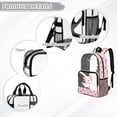 thumbnail image 6 of Xoenoiee Axolotl Cherry Blossom Print 17 Inch Backpack for Kids Girls 17 Inch Clear Backpacks Transparent Large Schoolbag PVC See Through Bookbag Rucksack Satchel for Kindergarten Primary Student, 6 of 7
