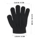 thumbnail image 2 of EeaseMX Guantes para niños de otoño e invierno, tejidos en color liso, con cinco dedos, cálidos, de 4 a 12 años (negros)., 2 of 7