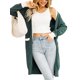 thumbnail image 5 of Txlixc Cardigan femenino, contraste de color de manga larga Midi knitwear Txlixc moda, 5 of 9
