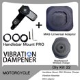 thumbnail image 1 of Motorcycle Handlebar Clamp Stem Fork Mount PRO Holder Phone Mount Vibration Dampener MAG Universal Adaptors Wireless Charger, 1 of 7