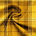 thumbnail image 5 of hotojiny Men's Long-Sleeve Shirt Casual Regular-Fit Plaid Shirt Vintage Button Front Work Casual Collared Top(Yellow,X-Large), 5 of 7