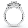 thumbnail image 3 of Pompeii 2 Ct TW Pear Shape Halo Diamond Engagement Ring 14k White Gold Lab Grown, 3 of 5