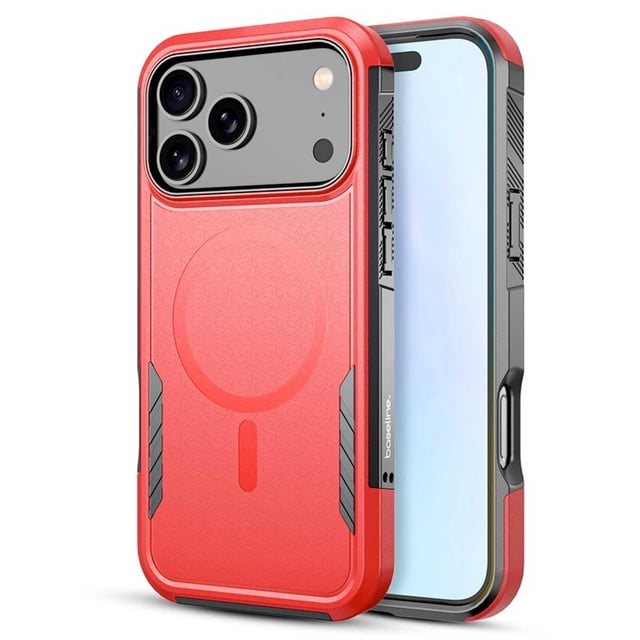 . Funda BASELINE Fortress para iPhone 17 PRO MAX - Roja