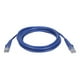Eaton Tripp Lite Series STP Snagless (RJ45 Cat6a 3 ft 10G Shielded Ethernet Cable M/M), PoE, Blue, (0.91 M) - Câble de Raccordement - RJ-45 (M) à RJ-45 (M) - 3 ft - STP - CAT 6a - Snagless, Brin - Bleu – image 2 sur 2