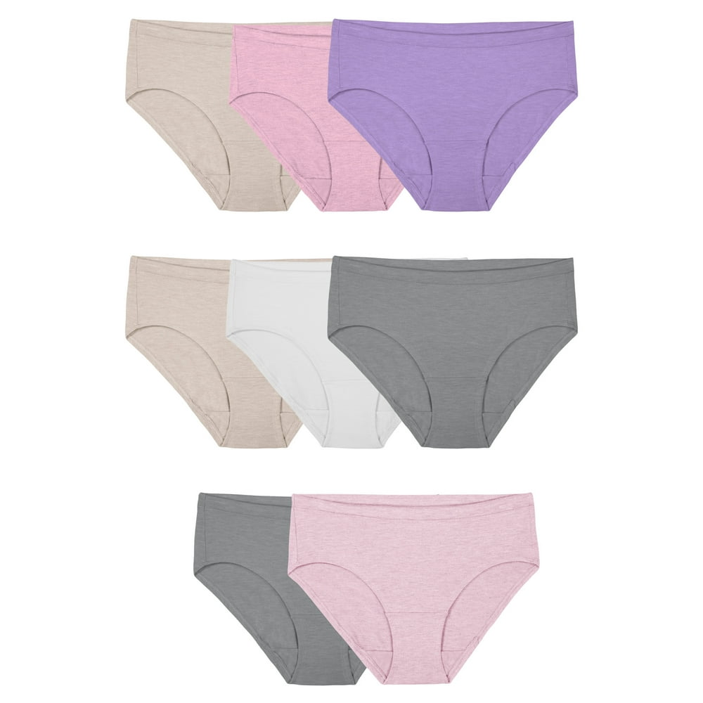 Fruit of the Loom - Fruit of the Loom Women's Beyondsoft Hipster Underwear, 6+2 Bonus Pack