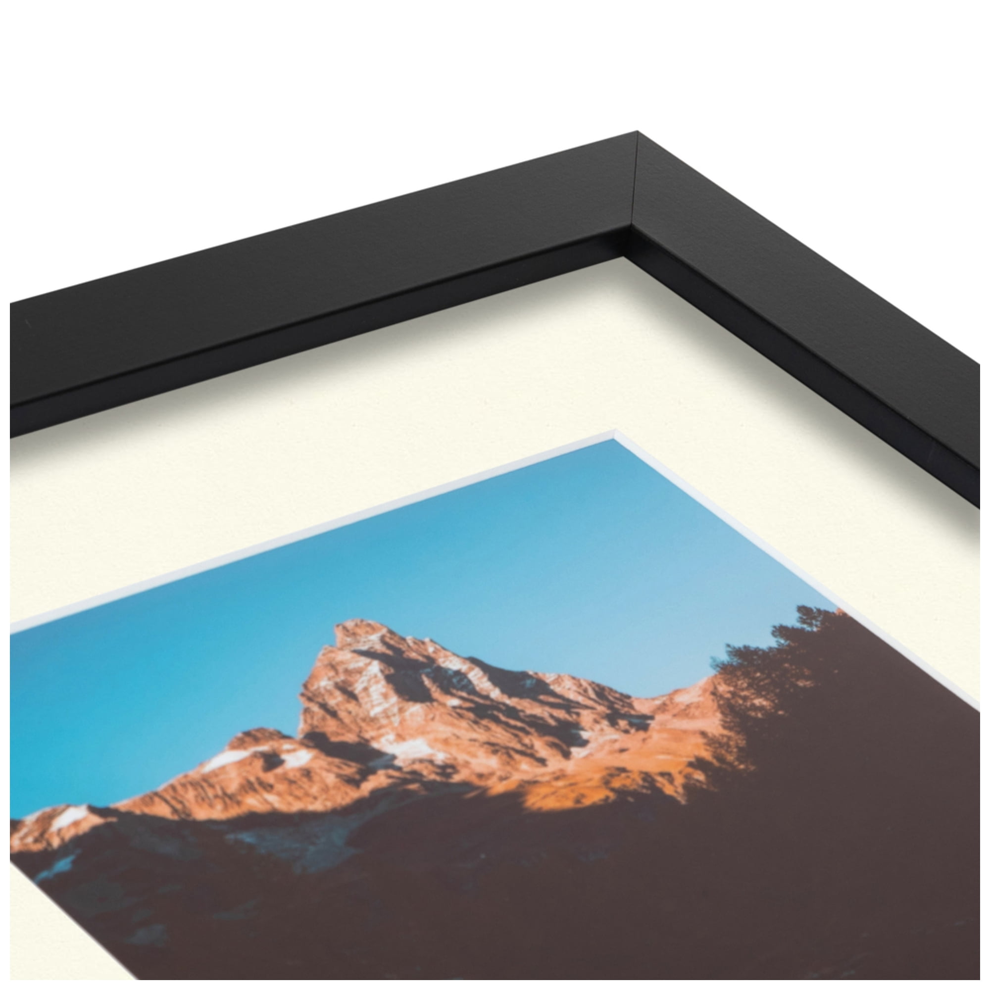 ArtToFrames Collage Photo Picture Frame with 3 - 8x10" Openings, Framed in Black with Brilliant White and Black Mats (CDM-3926-5767)