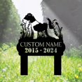 thumbnail image 4 of Handmadetneonsign Wire Fox Terrier Memorial Metal With Stake, Dog Metal Stake, Garden Metal Stake Decor 63155, 4 of 5