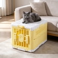 thumbnail image 5 of Foldable Pet Carrier for Airline Travel, Portable Soft Sided Crate for Cats Small Dogs, Folds Flat for Storage Handheld or Car Back Seat Use, 5 of 6